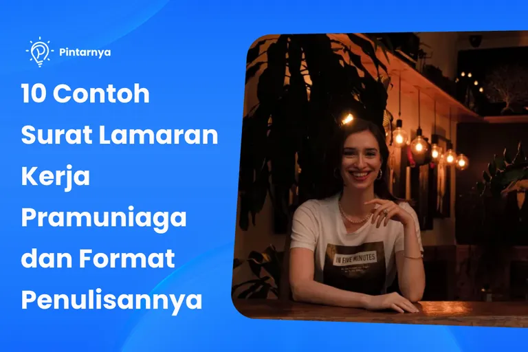 contoh surat lamaran kerja pramuniaga