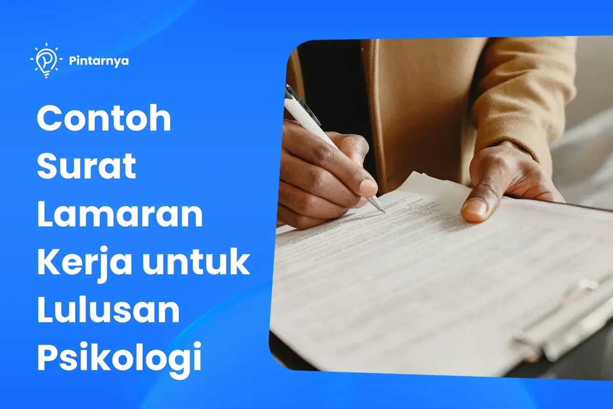 Contoh Surat Lamaran Kerja Untuk Lulusan Psikologi