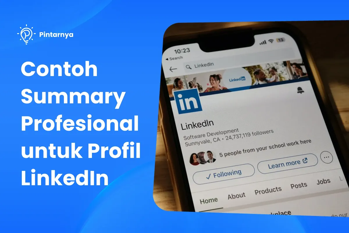 contoh summary di linkedin